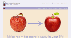 Desktop Screenshot of orleans-dermatology.com